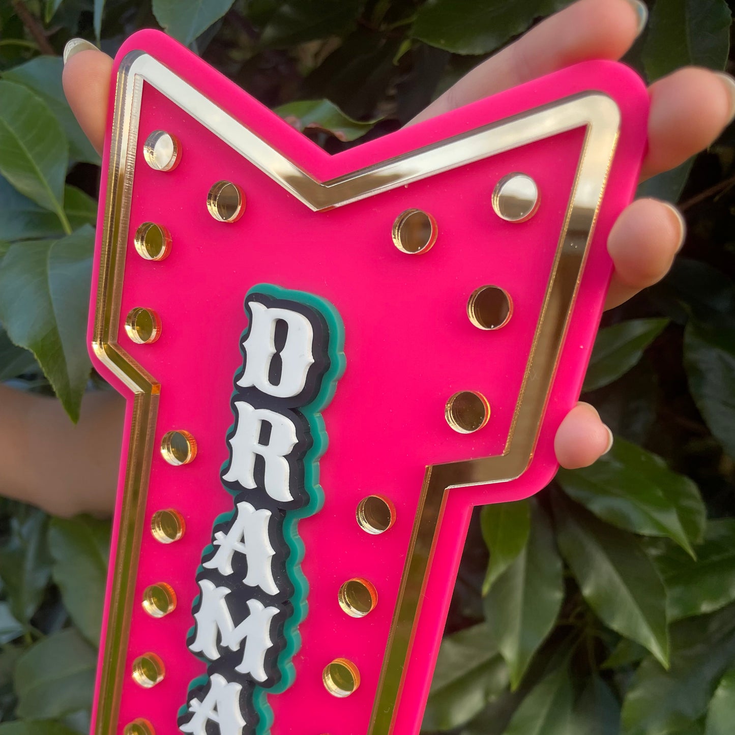 Dramatic Exit Arrow Wall Decor Sign | Marquee Arrow Wall Art | Whimsical Statement Piece for Playroom, Kids Room & Gallery Wall