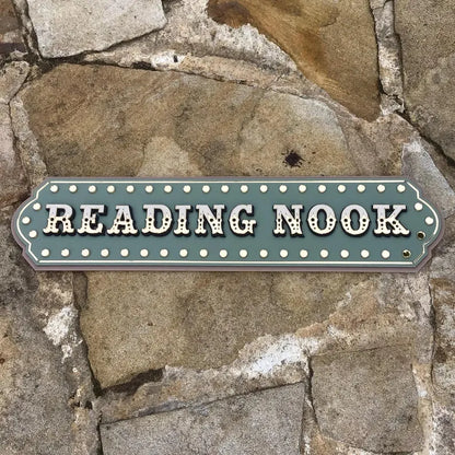 Reading Nook Decor Sign | Kids Reading Corner Wall Art | Library Wall Sign for Playroom, Nursery or Classroom | Layered Acrylic